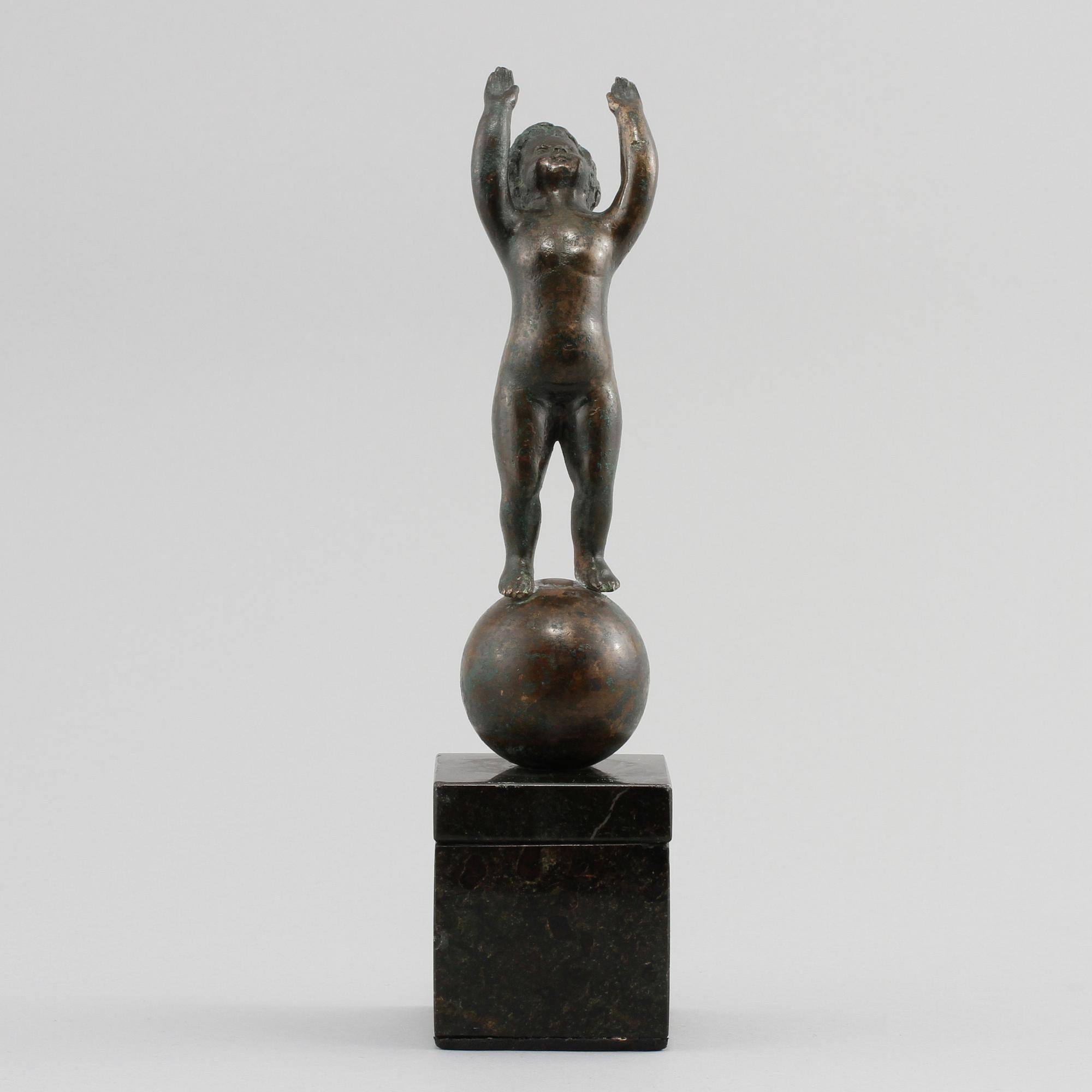 SKULPTUR, brons, osignerad, 1900-tal.