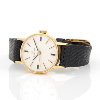 ARMBANDSUR, dam, 18K guld, Certina. Vikt ca 13 g.