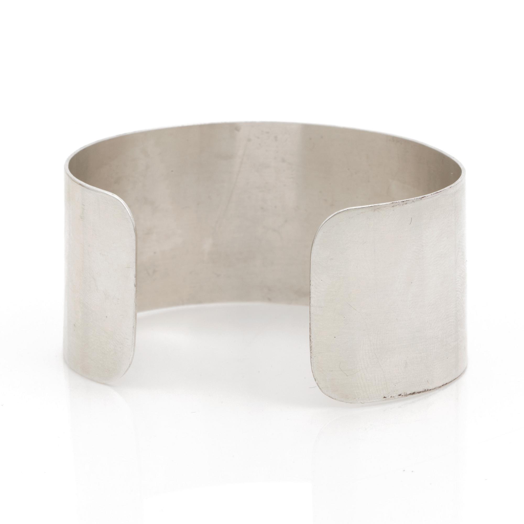 A Wiwen Nilsson sterling bangle, Lund 1965.