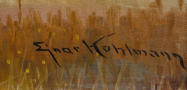 EJNAR KOHLMANN, olja på duk, signerad.