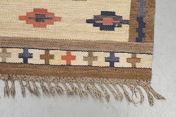 Märta Måås-Fjetterström, a carpet, "Ljusa mattan", flat weave, ca 253 x 169 cm, signed MMF.