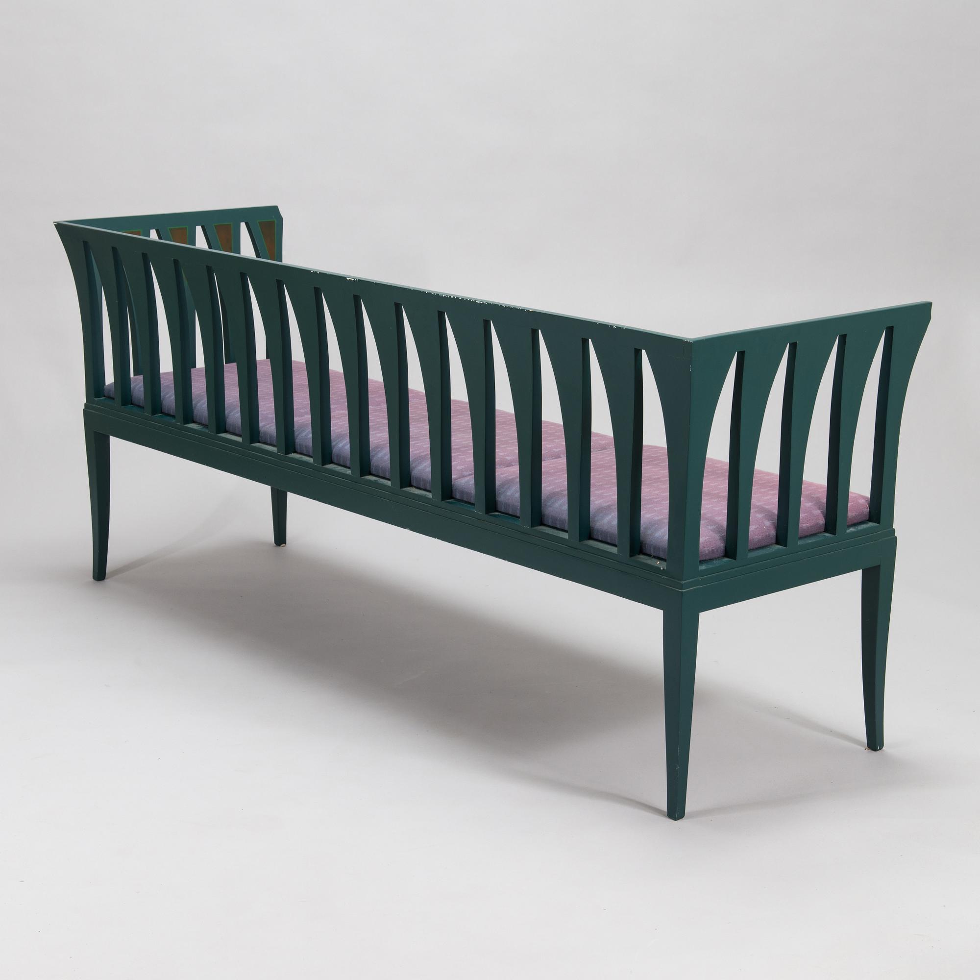Eliel Saarinen, sohva, "The Blue Settee", Adelta Oy, Finland 1983.