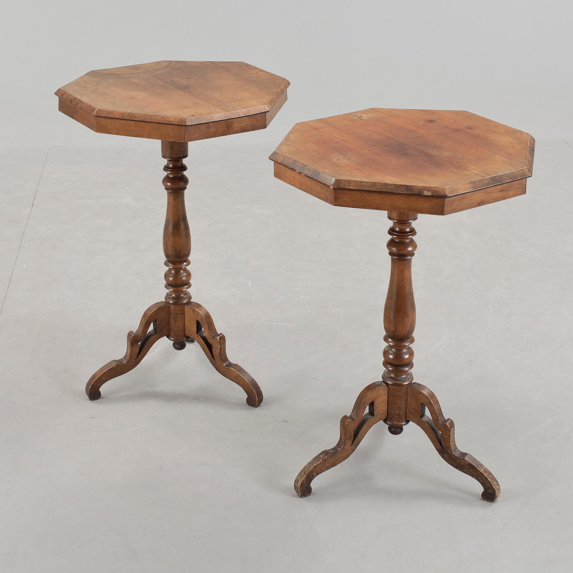 PELARBORD, ett par, 1800-tal.