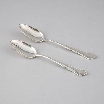A Finnish silver cutlery, second half of the 20th century (63 pieces).