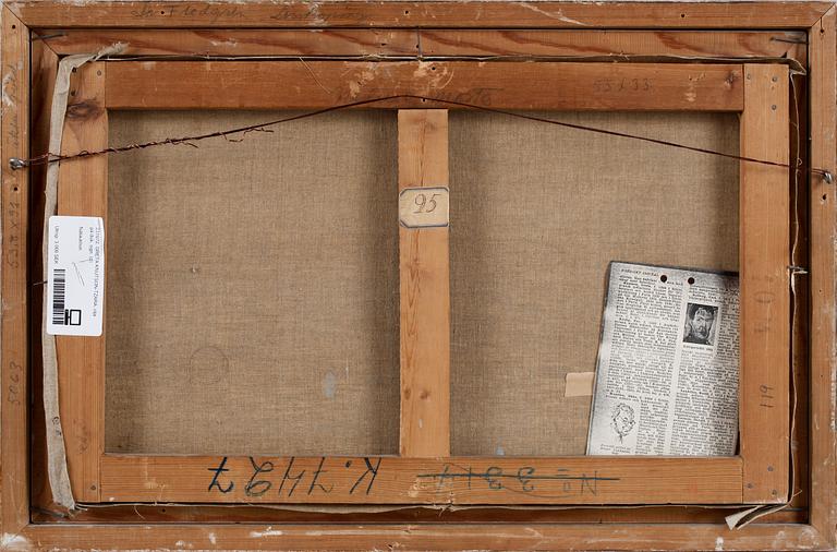 GRETA KNUTSON-TZARA, olja på duk, sign.