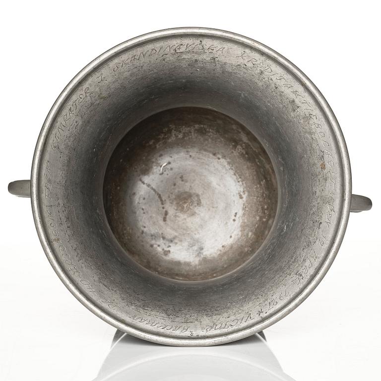 Estrid Ericson, a pewter vase, Svenskt Tenn, Stockholm 1927.