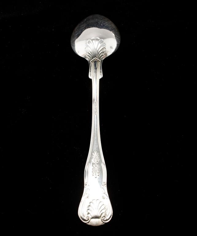 24 silver spoons from Sweden, 19th and 20th century, weight 1210 g.