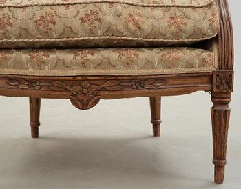 A Gustavian late 18th century bergere.