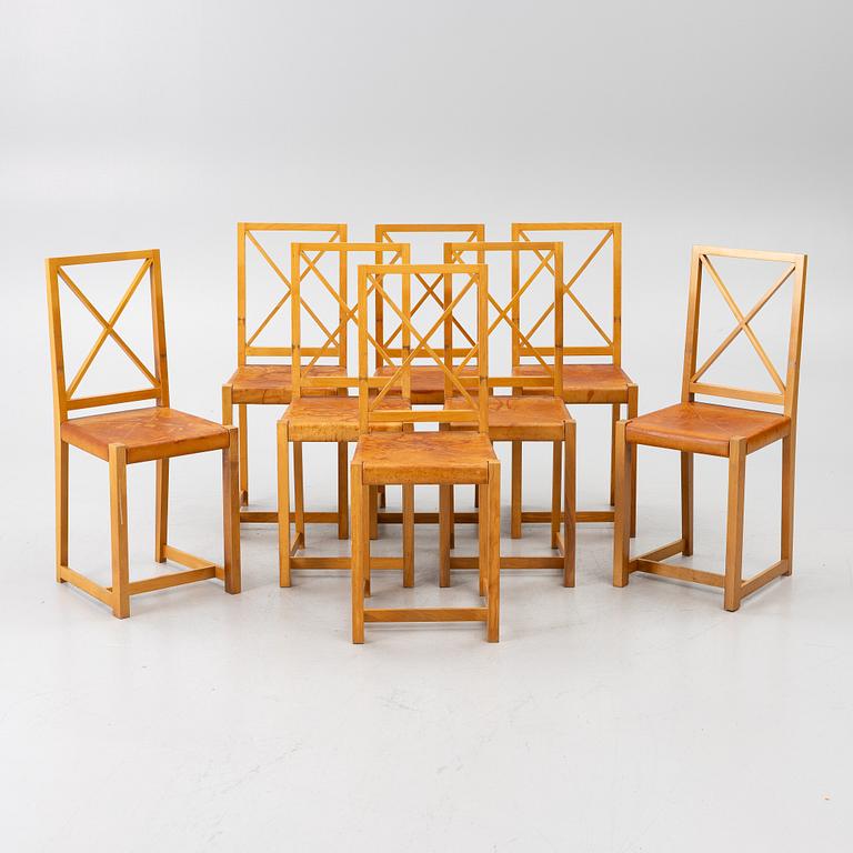 Mario Asnago & Claudio Vender, eight 'Moka' chairs, Flexform, Italy, 1990s.