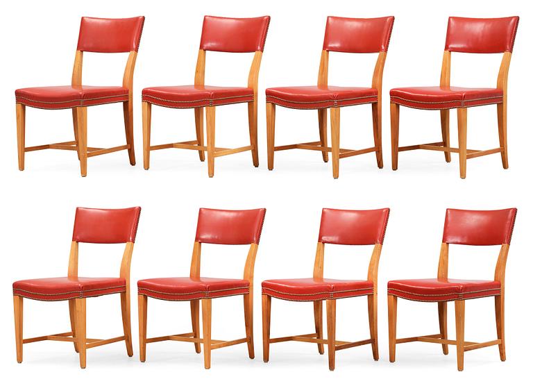 JOSEF FRANK, stolar, 8 st, Firma Svenskt Tenn, modell 695.