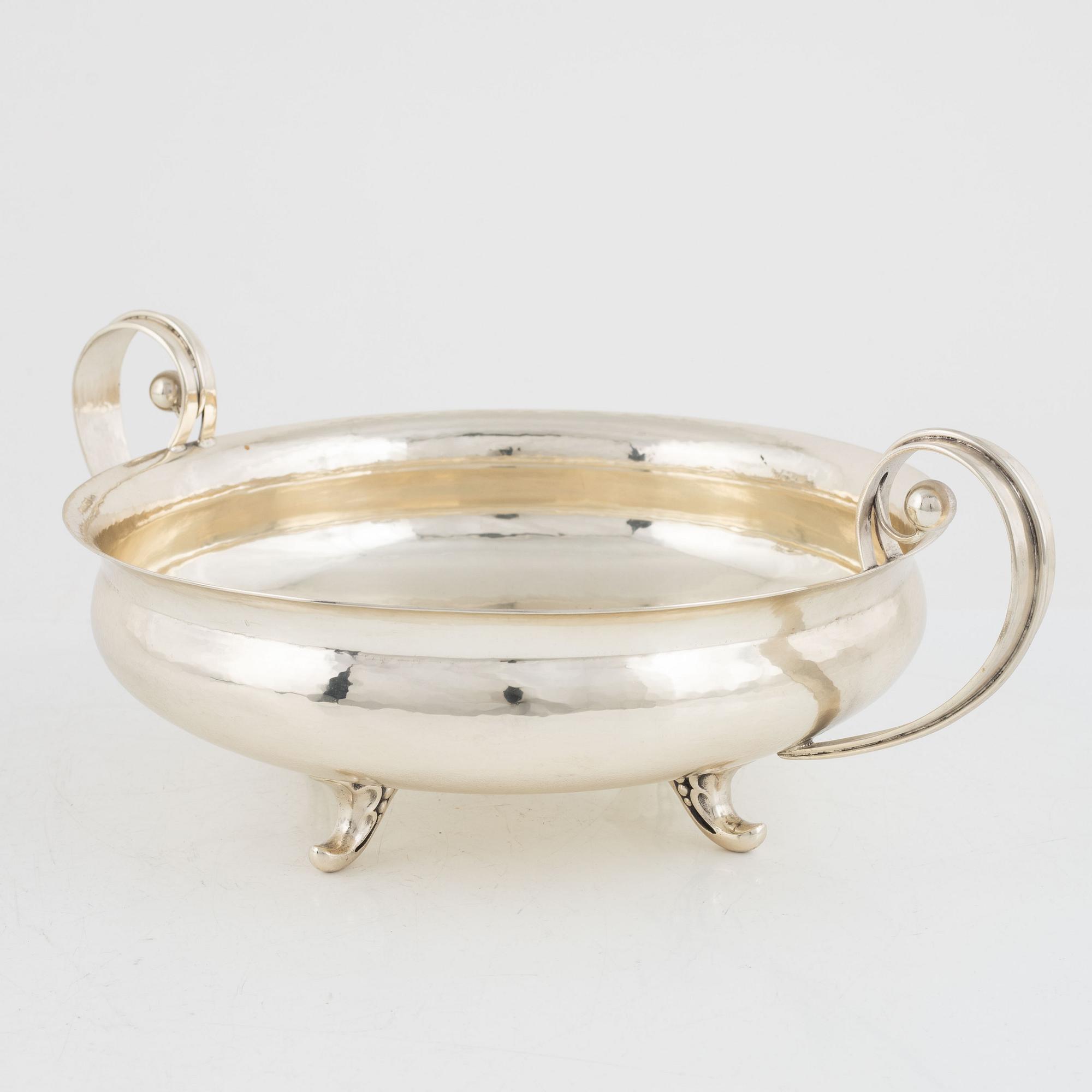 K. Anderson, skål, silver, Stockholm 1940.