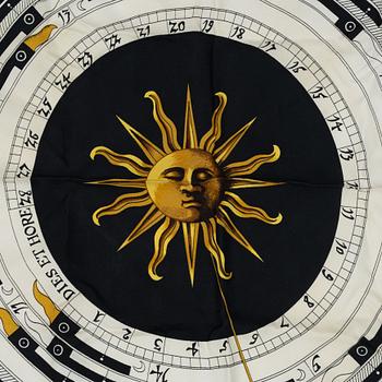 Hermès, scarf, "Dies et Hore"/"Astrology".