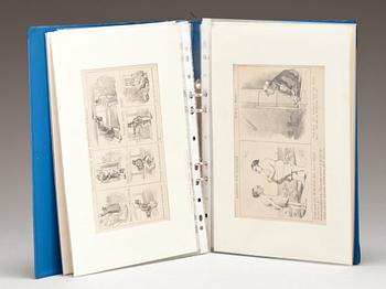 SAMLING GRAFIK, 12 st. 1800-tal mm. Div. konstnärer.