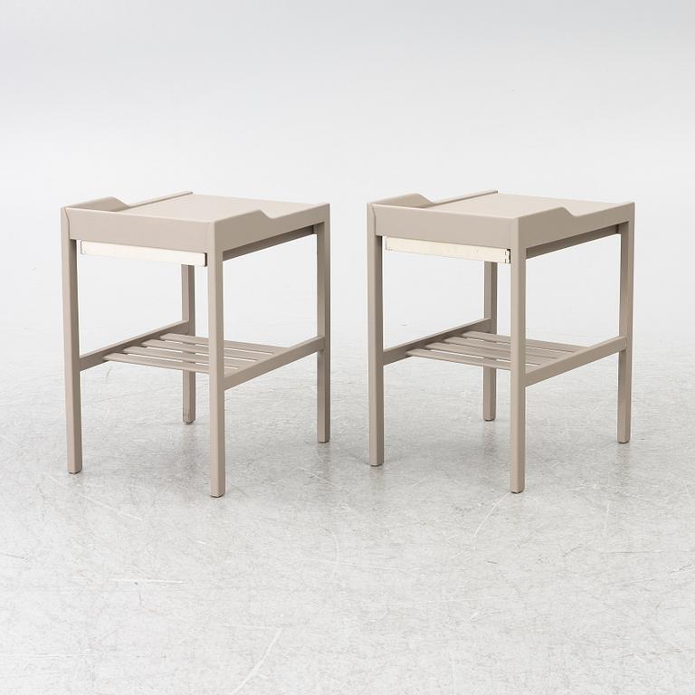 Bertil Fridhagen, Bedside tables, a pair, Bodafors, 1960s.