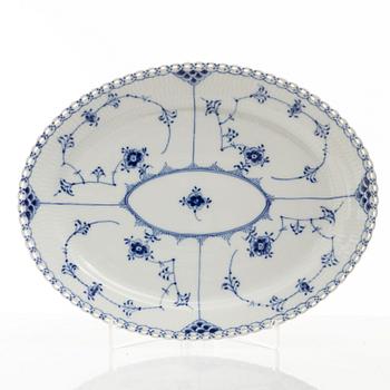 Dinner service, 45 pieces, porcelain, "Blue Fluted", Royal Copenhagen, Denmark.