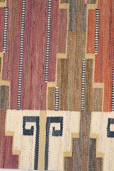 Märta Måås-Fjetterström, a carpet, "Bruna heden", flat weave, ca 300,5 x 198,5 cm, signed AB MMF.