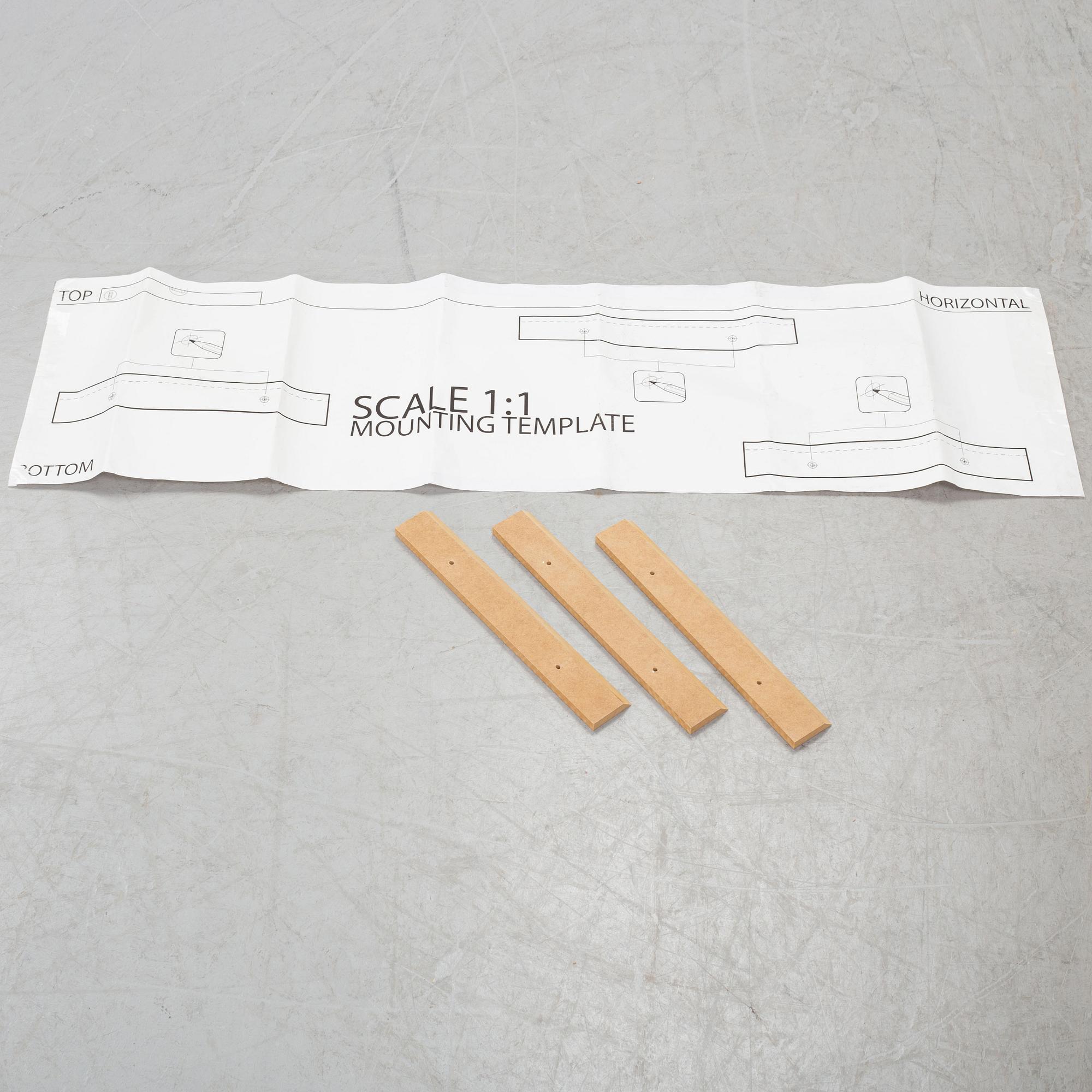 A 'Quadro' shelf, OOOJA, 21st century.