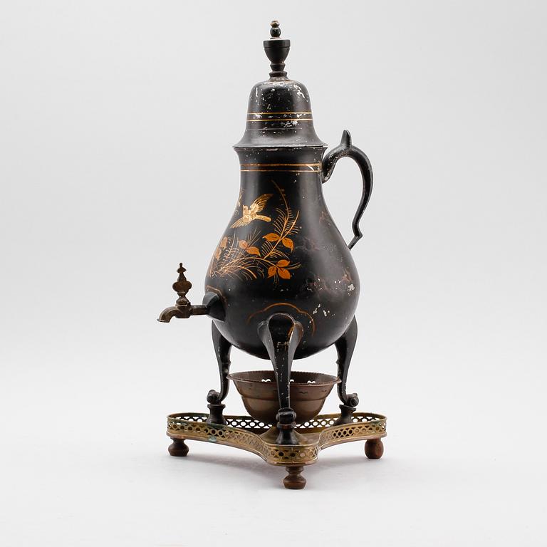 TESAMOVAR, målat tenn, 1700-tal.