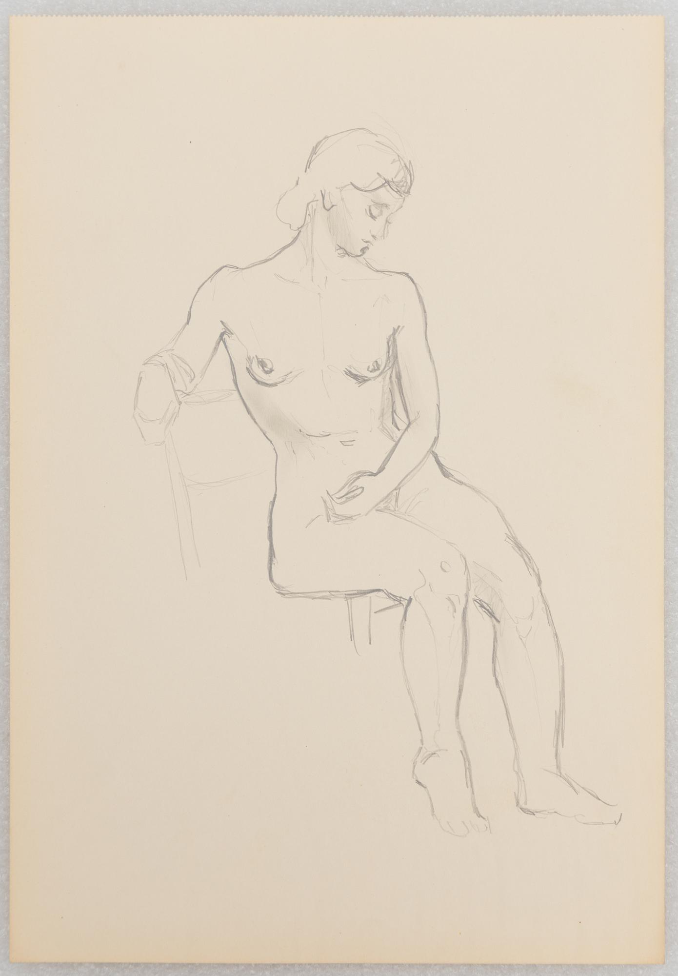 Wilhelm Kåge, a set of four model studies, 1930s-40s.