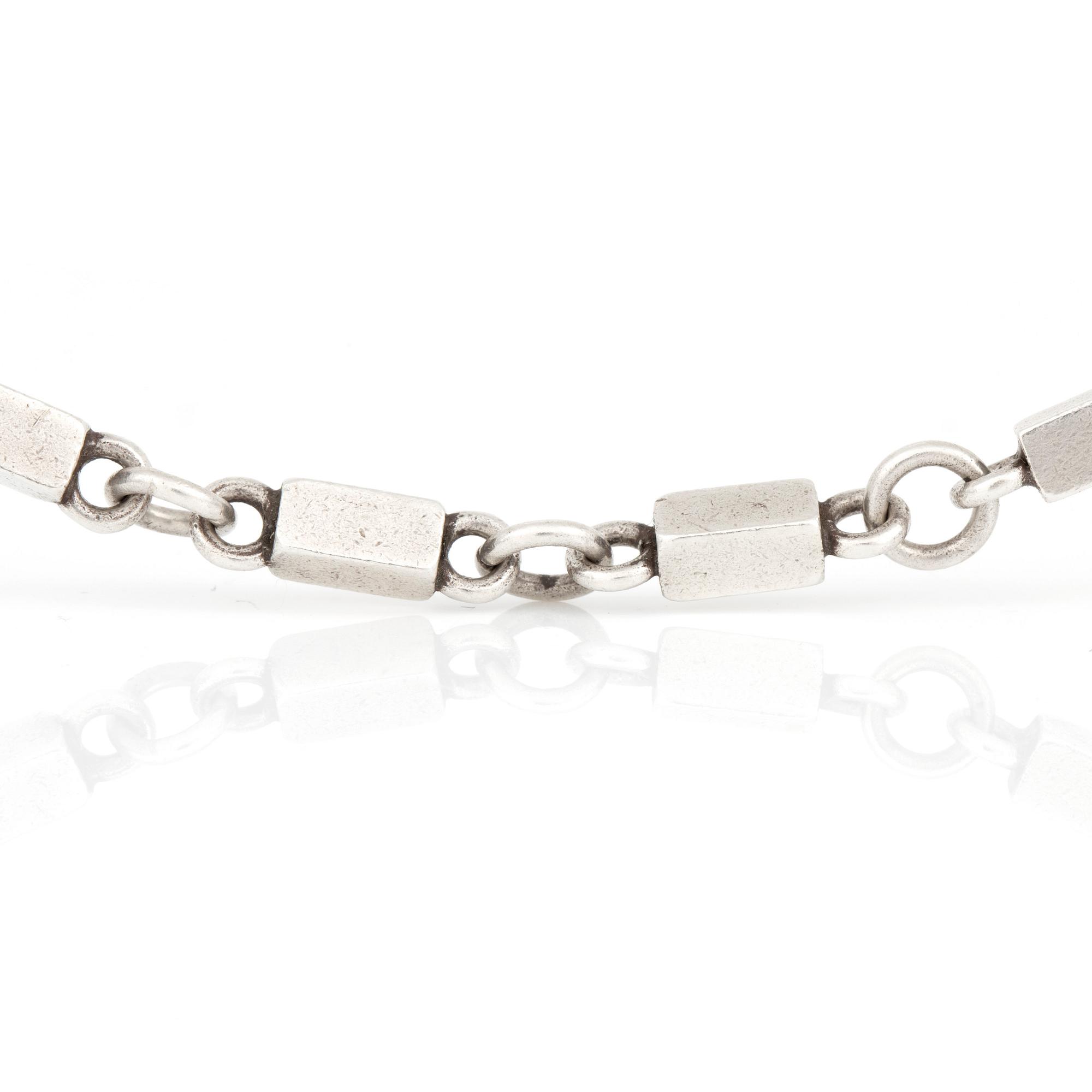 WIWEN NILSSON, Lund 1961, collier, sterlingsilver. Vikt ca 49,8 gram.