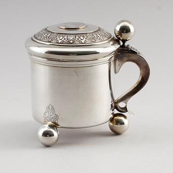 STOP, silver, barockstil, GAB, Stockholm 1967. Vikt ca 399 g.