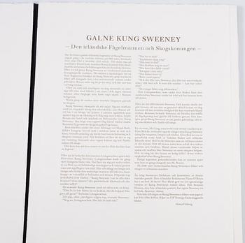 Ulf Trotzig, "King Sweeney", portfolio with nine colour etchings.