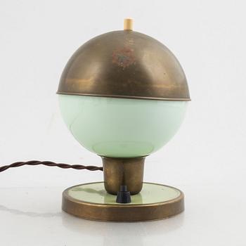 A functionalist style table lamp, Sweden, 1930s.