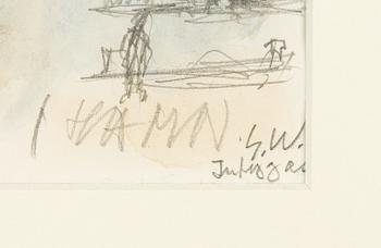 Gösta Werner, "Mellan Baccus o Venus eller både och".