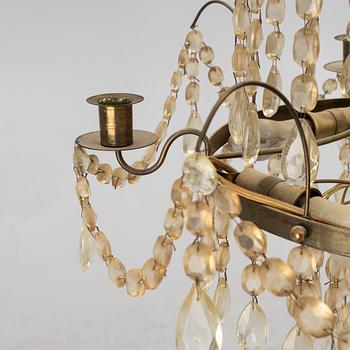 An early 20th century Gustavian style chandelier.