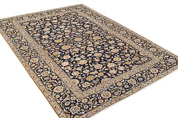 A carpet, Kashan, c. 299 x 217 cm.