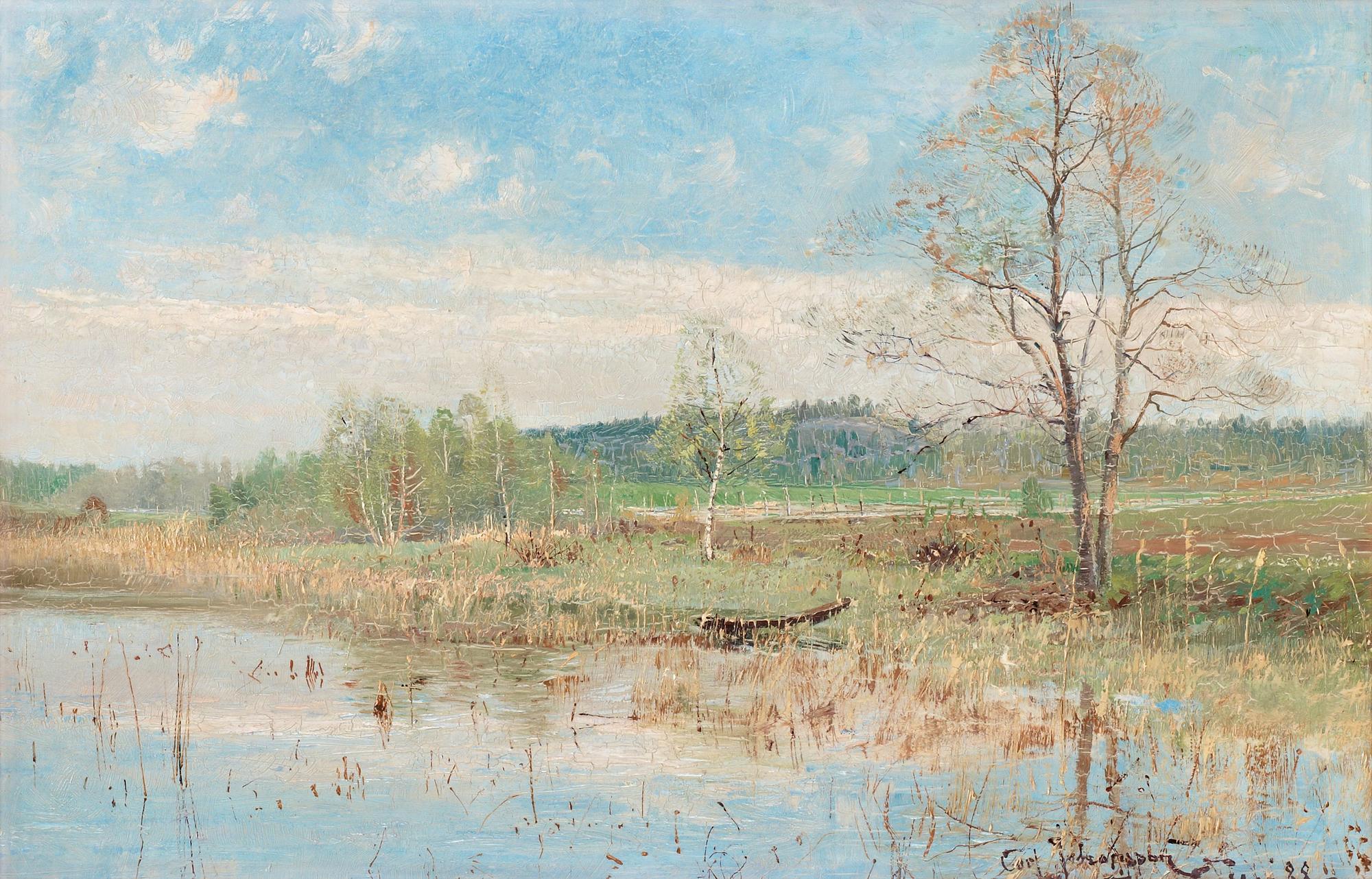 Carl Johansson, Spring landscape.
