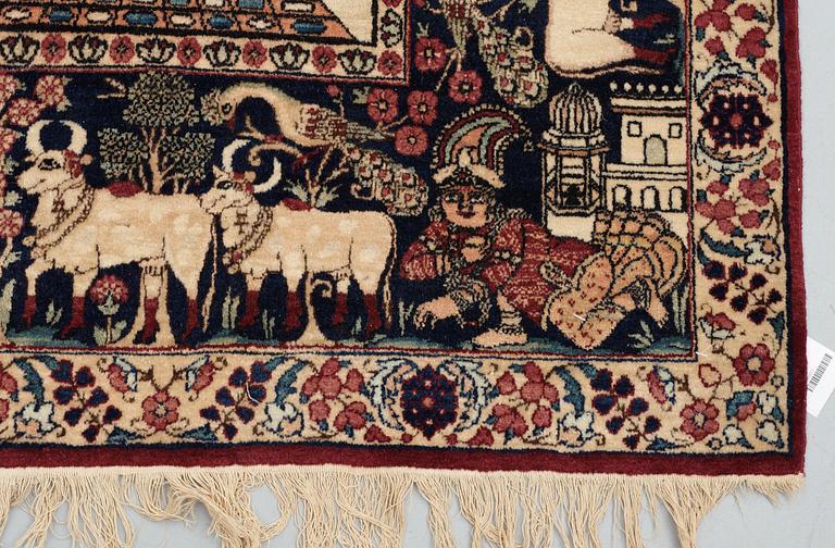 SEMIANTIK KIRMAN LAVER FIGURAL. 222,5 x 143 cm.