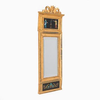 Mirror, Gustavian style, 19th century.