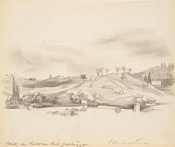 884. Lotte Laserstein, View over the landscape.