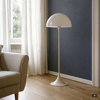 Verner Panton, Floor lamp, "Panthella", Louis Poulsen, Denmark.