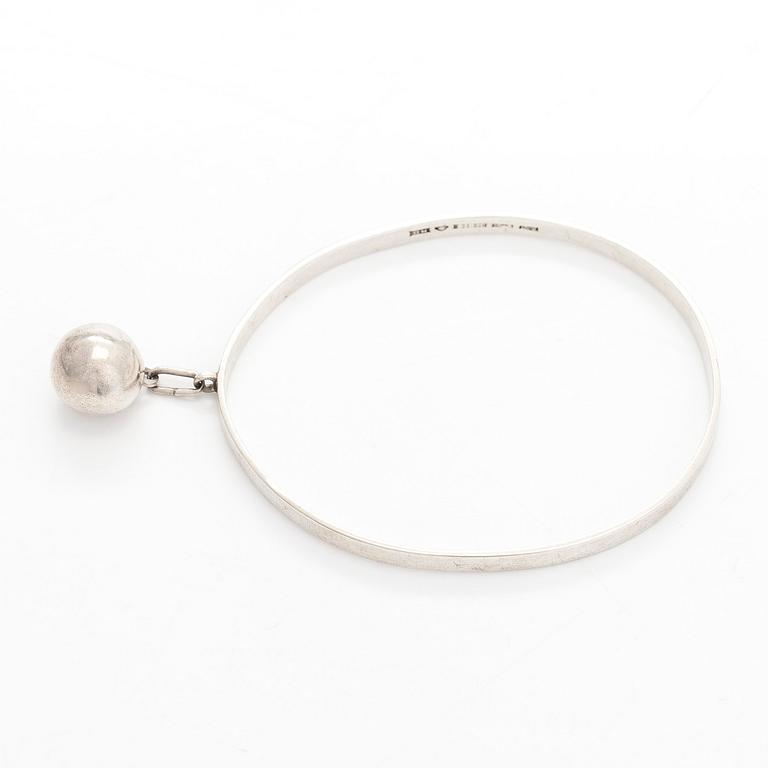 Saara Hopea, rannekoru, hopea, Ossian Hopea, Porvoo 1960.