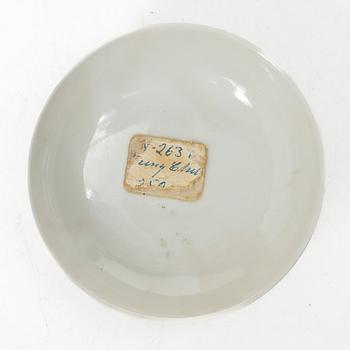 Two enamelled dishes, Qing dynasty, circa 1900.