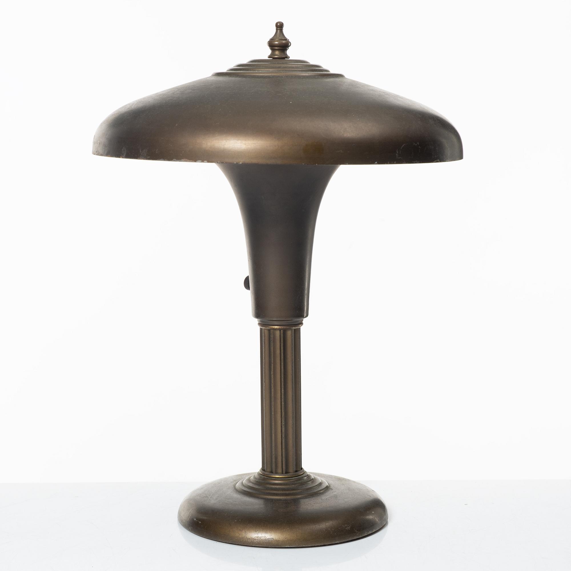 A table lamp, 1930s/40s.