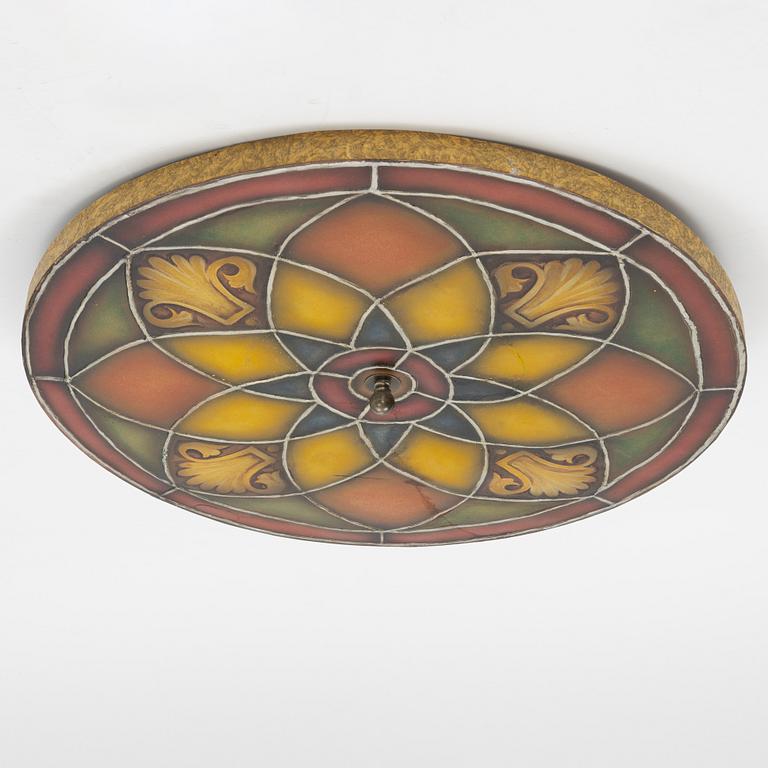 A ceiling light, 1920's/30's.