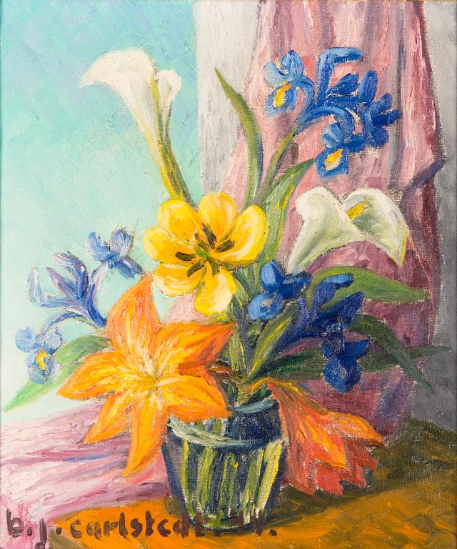 Birger Carlstedt, Flowers in vase.