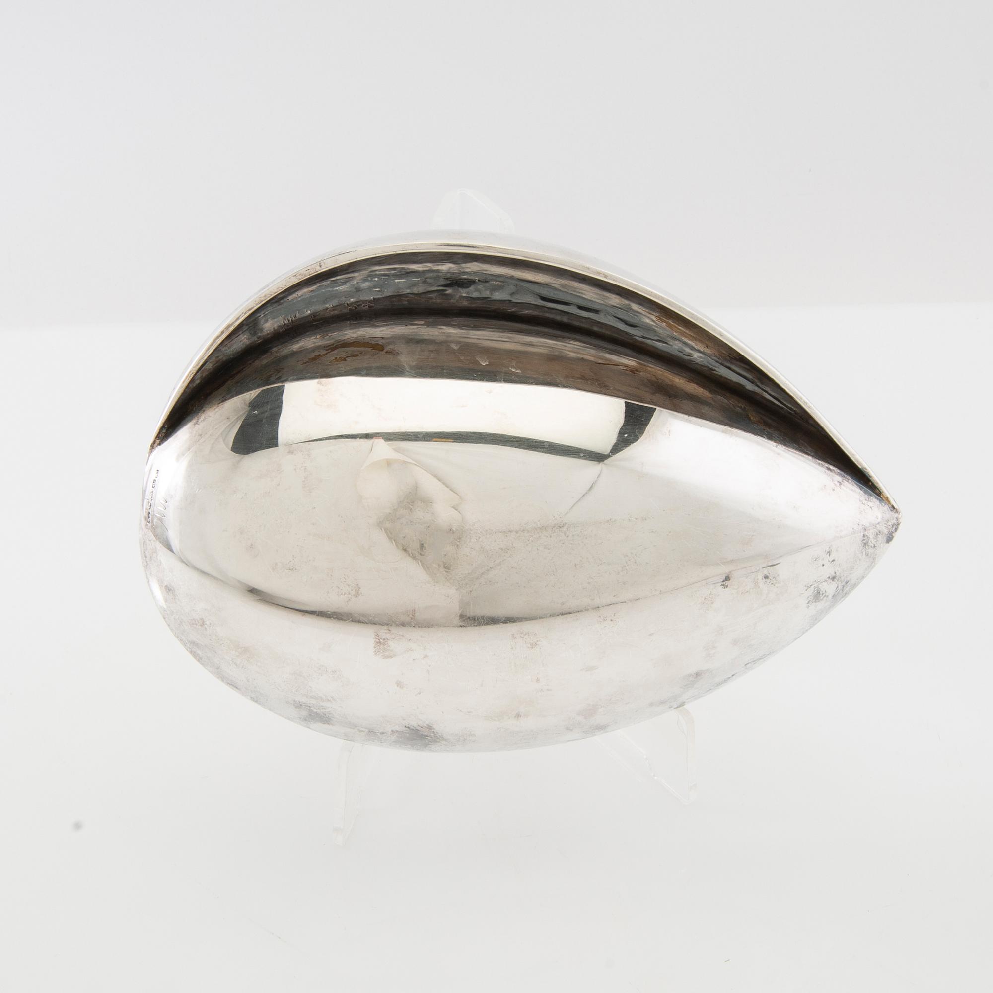 Tapio Wirkkala, a 'Lieve' silver bowl, Kultakeskus, Hämeenlinna 1955.