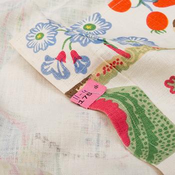 JOSEF FRANK, gardiner, 3 st, linne, "Vegetable Tree", Svenskt Tenn.