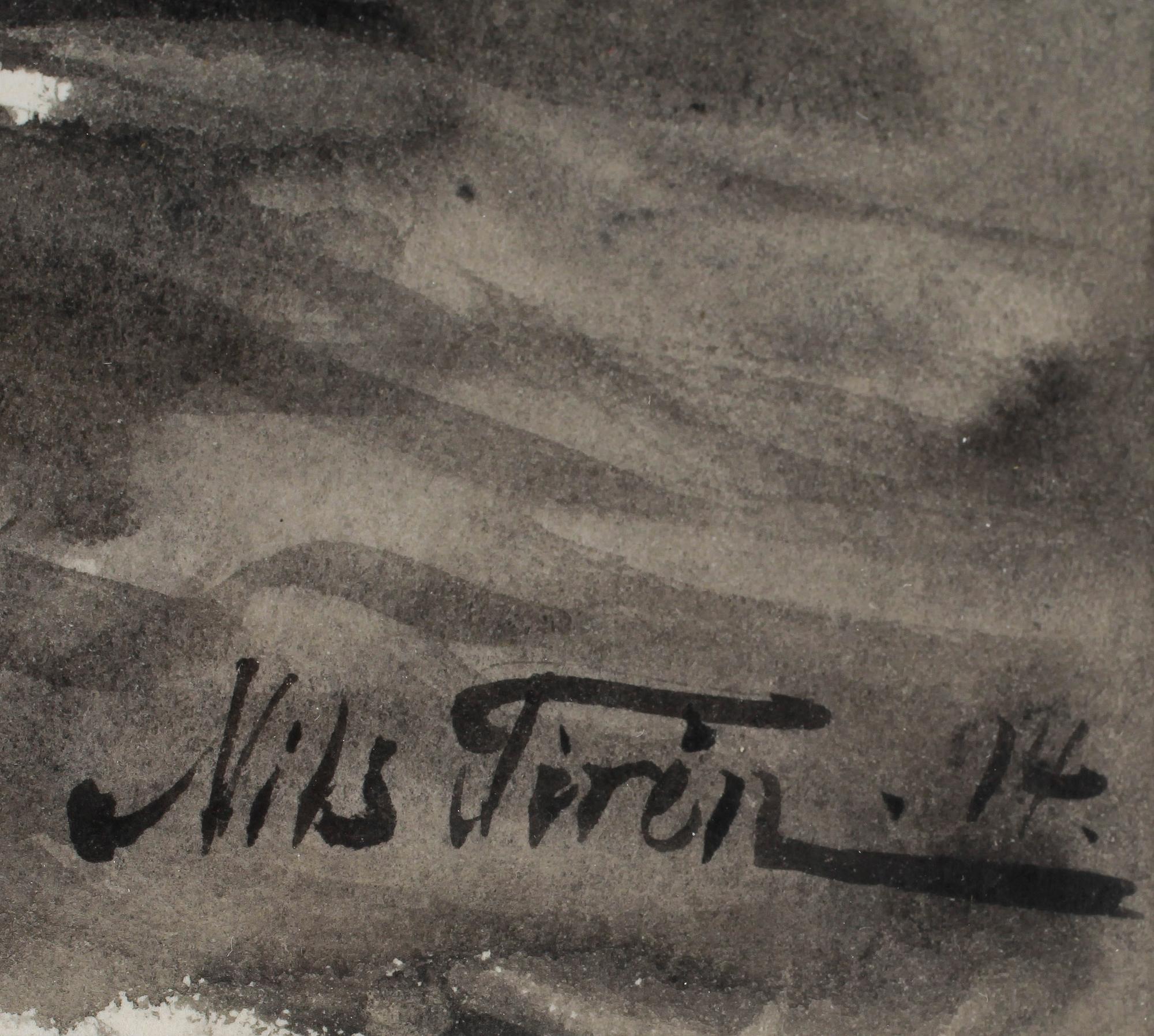 NILS TIRÉN, akvarell, signerad, o otydl dat - 16?.