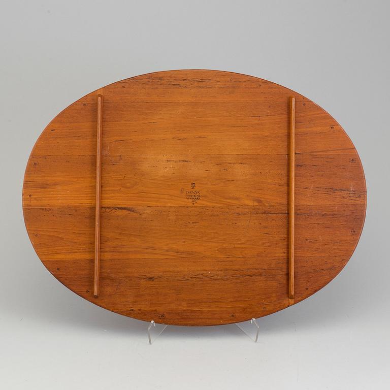 A teak tray from Dansk Designs, Denmark, 1960's.