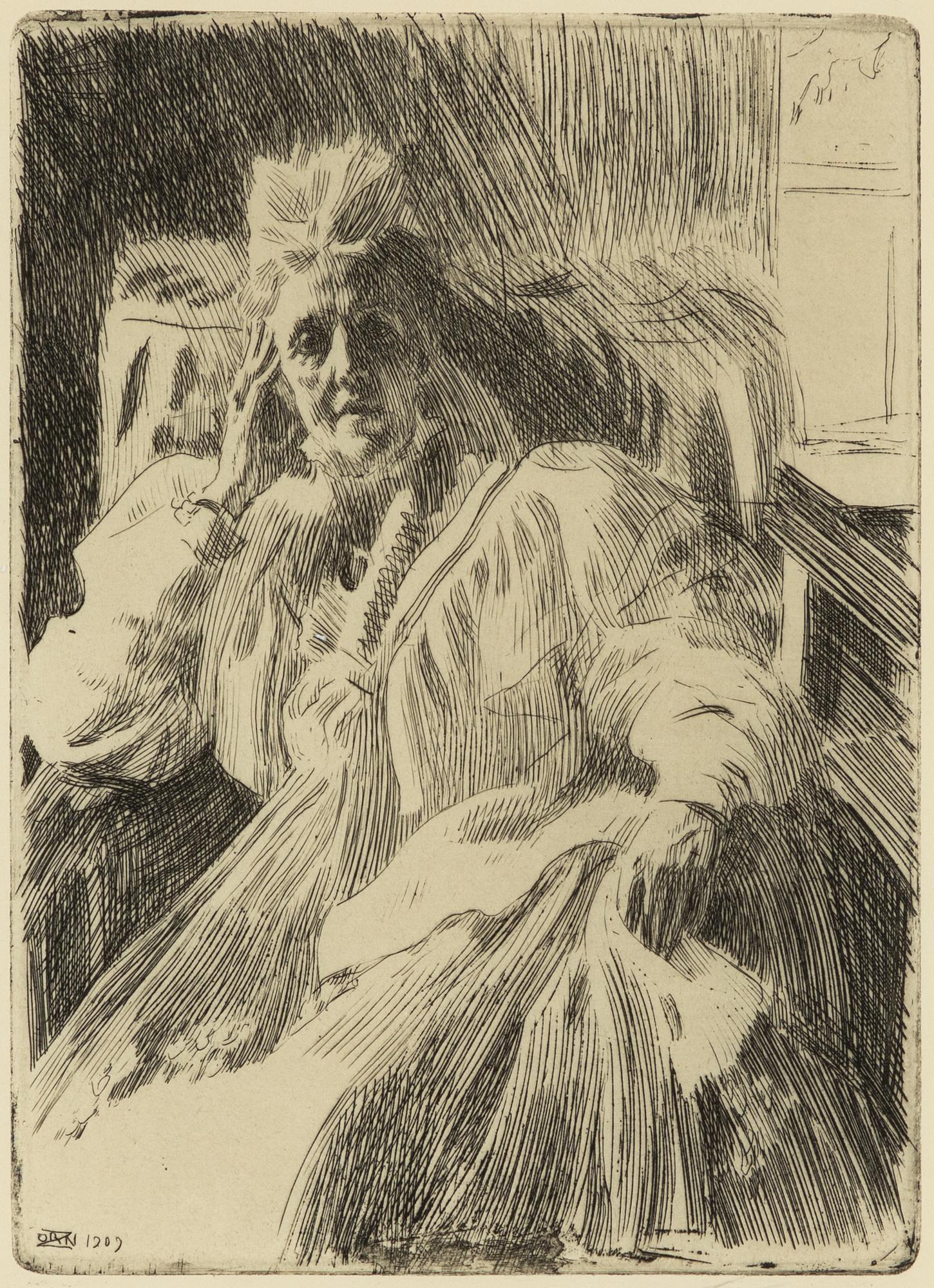 Anders Zorn, "Änkedrottning Sophia”.
