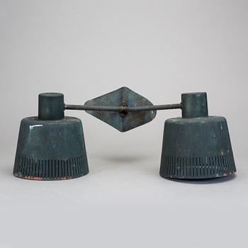 VÄGGLAMPA, 1900-talets mitt.
