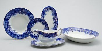 SERVISPORSLIN, flintgods, "Clytie", Wedgwood, sekelskiftet 1900.