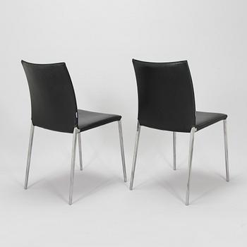 Roberto Barbieri, A set of eight "Lia" chairs for Zanotta, Italy 2007.
