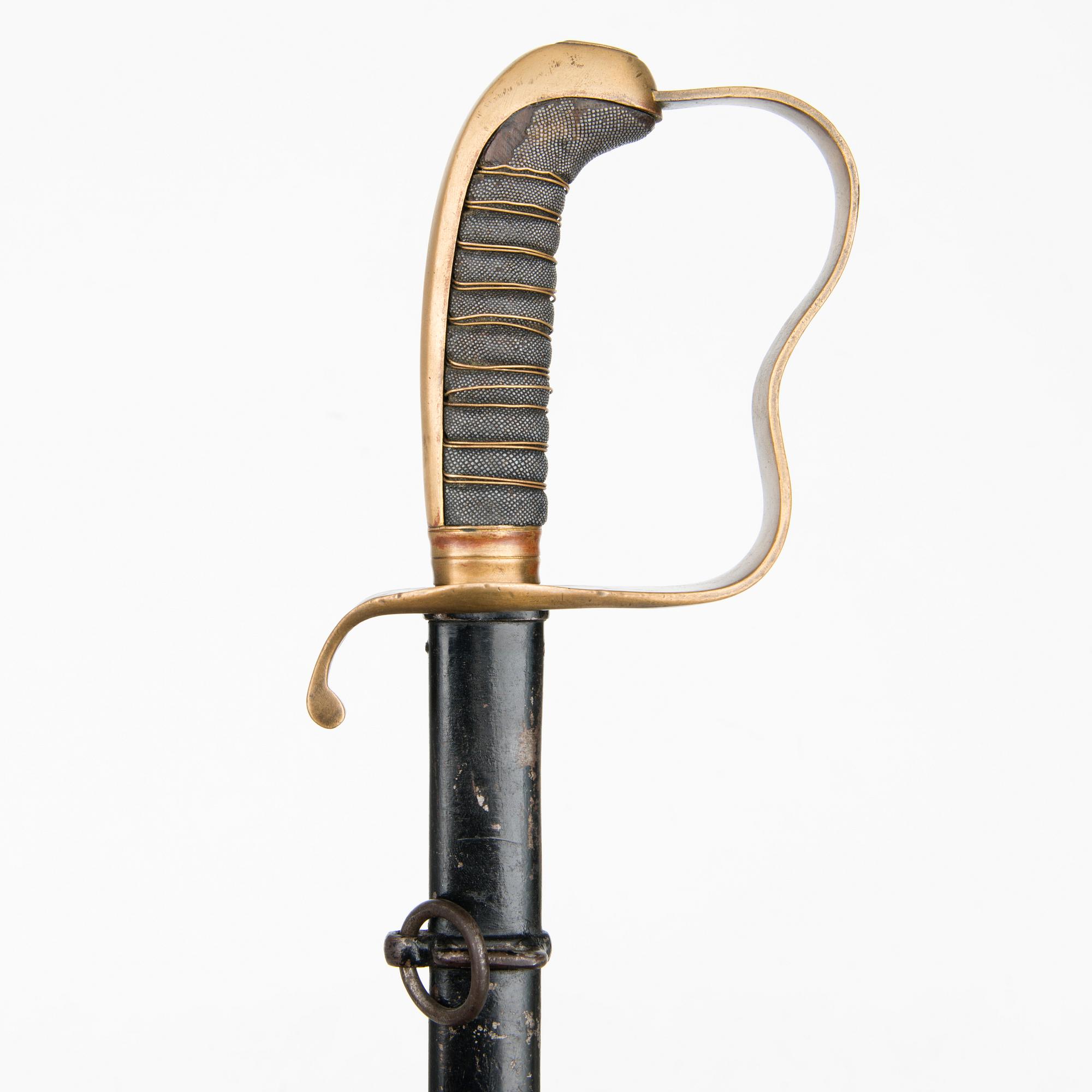 A Bavarian model 1855 infantry officer's sword.