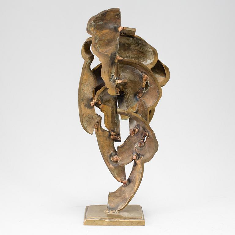 FERNANDEZ ARMAN, FERNANDEZ ARMAN, sculpture in bronze, gold patina, signed Arman and numbered 56/100.